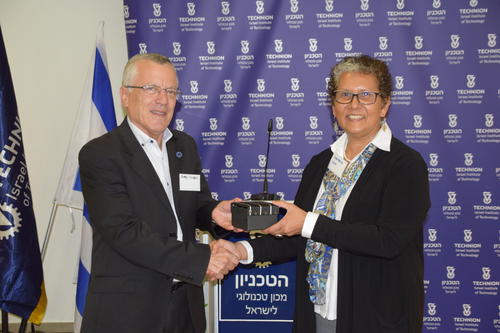 Charmaine Dean, Vice-President, Research and International meets with Boaz Golany, Vice-President, Technion-Israel Institute of Technology during a visit to Technion in November.