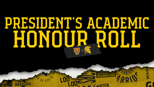 President's Academic Honour Roll logo.
