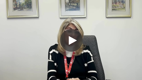 A screenshot from a video featuring United Way CEO Joan Fisk.
