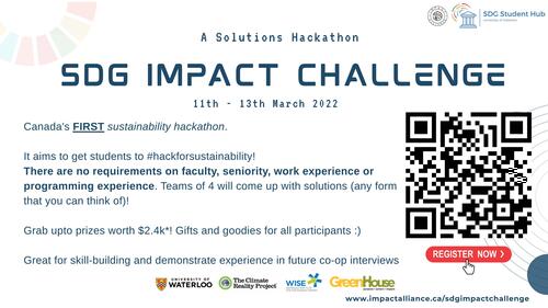 SDG Impact Challenge advertisement