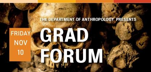 Anthropology Forum poster