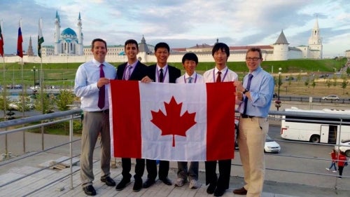Canadian IOI 2016 team in Russia