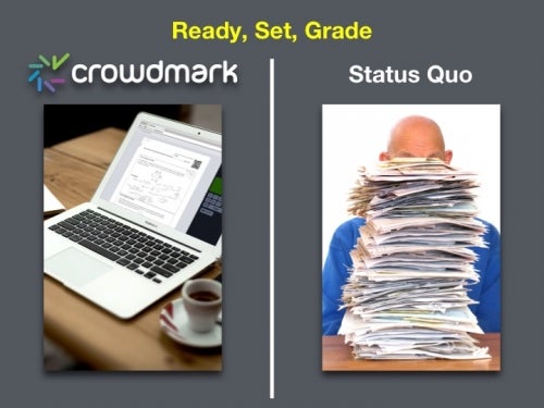 Crowdmark versus paper marking