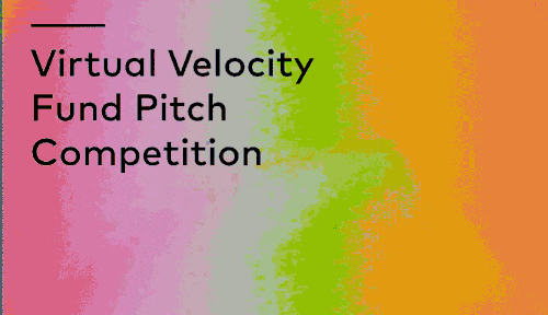 Virtual Velocity Fund Pitch Competition animation.