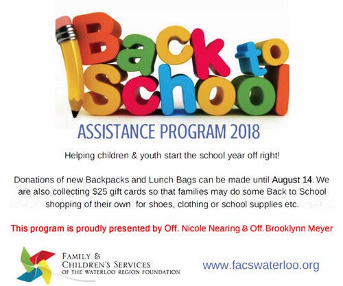 Back To School Assistance Program image.