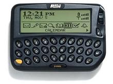 The BlackBerry 850 email pager, released in January 1999.