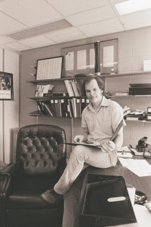 Andrew Telegdi in his office in 1974.