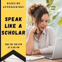 Speak like a Scholar graphic.