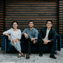 MedMe Health founders Purya Sarmadi, Rui Su (PharmD ’18) and Nicholas Hui.