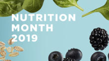 Nutrition Month 2019 banner.