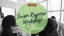 Sexism Response Workshop banner.