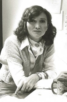 Professor Trudi Bunting circa 1981.