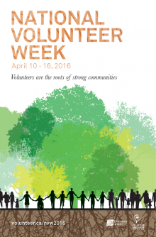 National Volunteer Week poster.