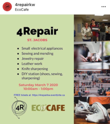 A 4RepairKW event poster.