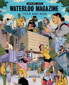University of Waterloo Magazine cover for spring 2023