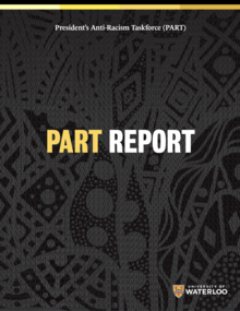 The front cover of the PART report.