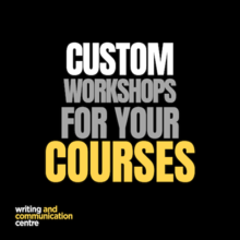 Custom Workshops for your Courses banner.