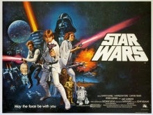 A theatrical poster for Star Wars.