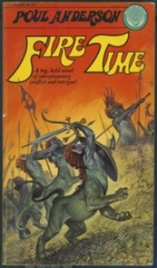 The cover of Poul Anderson's Fire Time.