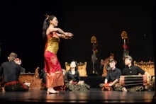 A gamelan ensemble performance.