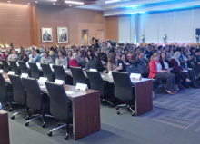 The audience for the UN Under-Secretary-General.