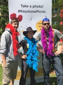 Participants in the Keystone Picnic.