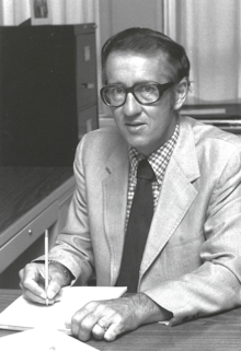 Professor Ralph Haas in the late 1970s.
