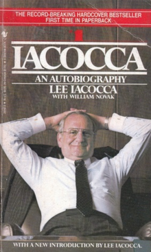 The cover of Lee Iacocca's autobiography.