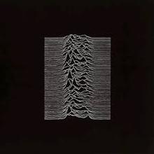 The album cover of Joy Division's "Unknown Pleasures," depicting the radio signals from a pulsar.