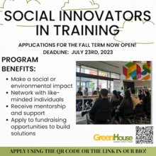 Social Innovators in Training poster.