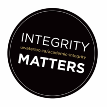 An Integrity Matters button.