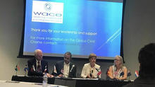 Panel signing the Global Charter for Co-op and Work-Integrated Education