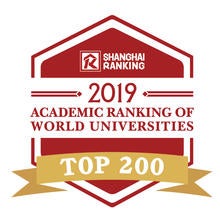 Top 200 award graphic for the 2019 academic ranking of world universities
