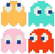 The four ghosts from Pac Man.