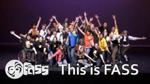 FASS theatre company members in a group photo.