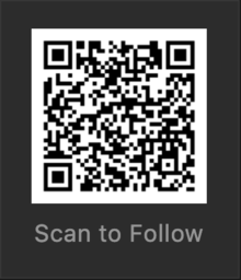 The WeChat bar code.
