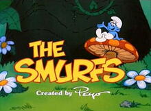 The Smurfs cartoon title card from 1981.