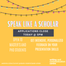 Speak like a Scholar banner image.