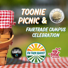 Toonie Picnic graphic showing a picnic blanket.