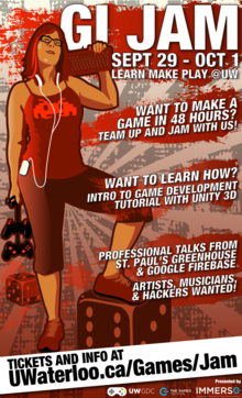 Games Institute GI Jam poster.