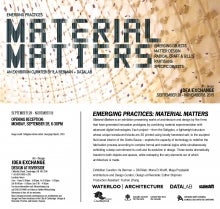 Material Matters poster.
