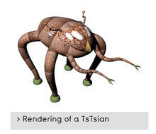 A rendering of a TsTsian.
