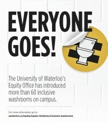 &quot;Everyone Goes&quot; is the slogan of the inclusive washroom initiative.