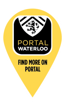 &quot;Find more on Portal&quot; sticker.