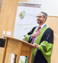 JP Gladu installed as the second Chancellor of St. Paul's University College.