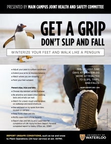 The new Safety Office &quot;Get a grip&quot; poster.