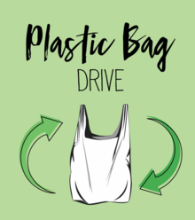 Plastic Bag Drive logo showing a plastic bag.