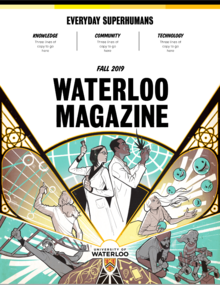 Waterloo Magazine Fall 2019 cover image.