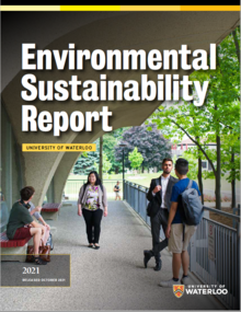 The cover of the Environmental Sustainability Report.