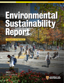 The cover of the Environmental Sustainability Report.